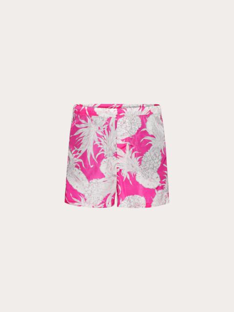 Valentino PINEAPPLE PRINT NYLON SWIMSUIT