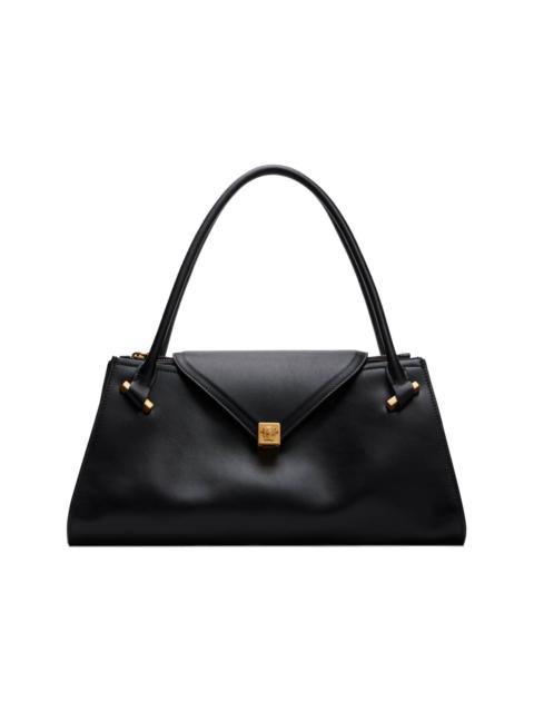 VERSACE Black Severine Leather Shoulder Bag