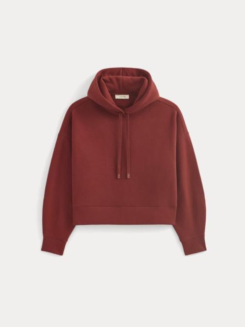 EVERLANE CROPPED LUXE FLEECE HOODIE