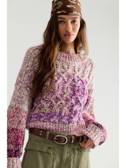 FREE PEOPLE Opal Multicolored Marled Sweater