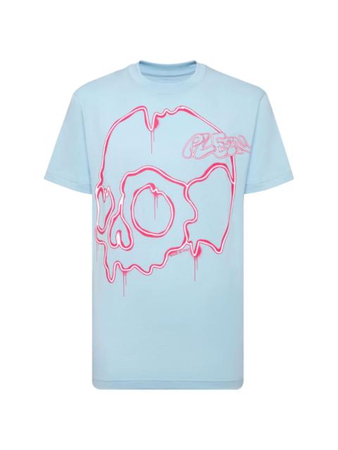 Dripping Skull graphic-print T-shirt