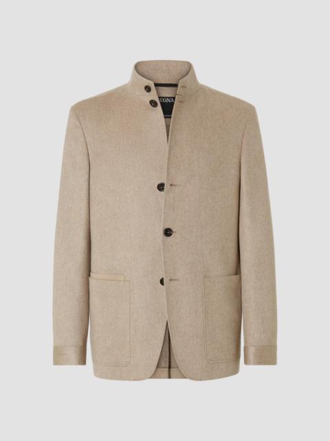 ZEGNA Men's Oasi Cashmere II Conte Jacket - Light Taupe