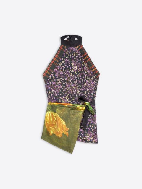 Dries Van Noten SILK WRAP TOP