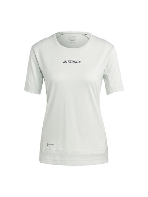 (WMNS) adidas Terrex Multi T-Shirt Asia Sizing 'Teal' HM4042