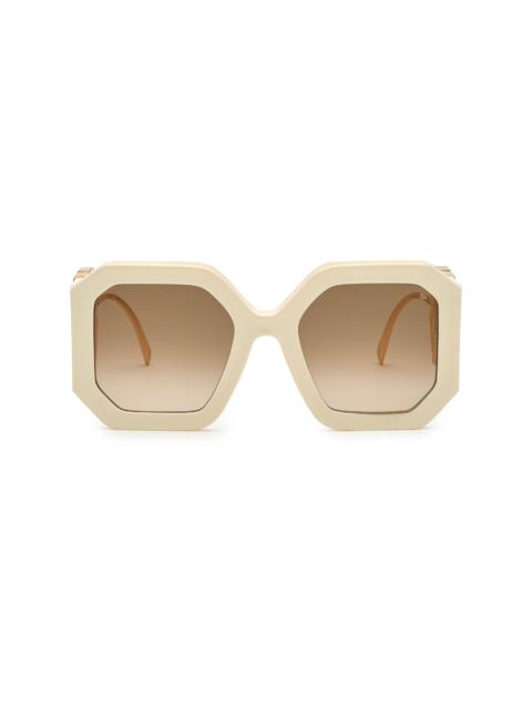 Diva oversize-frame sunglasses