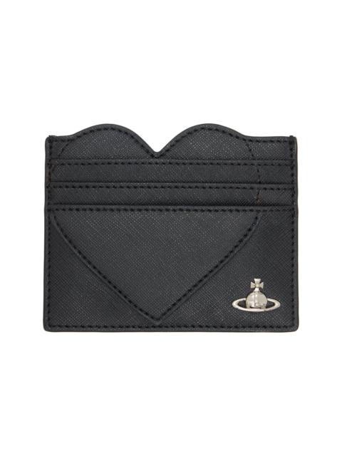 Vivienne Westwood Black Heart Card Holder