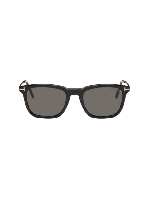 TOM FORD Black Polarized Arnaud Sunglasses