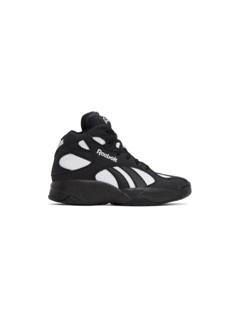 Black & White 'Above The Rim' Pump Vertical Sneakers