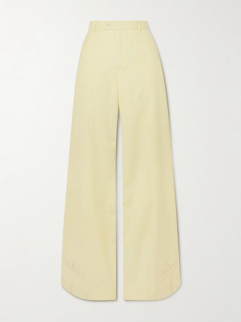 BETTTER Upside-down Wool-blend Wide-leg Pants
