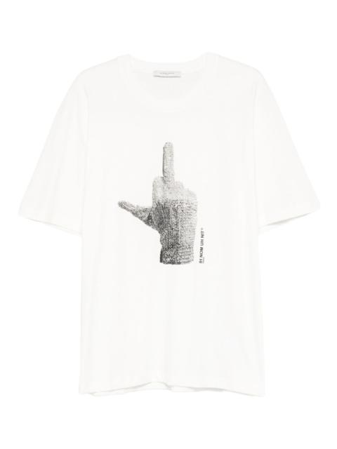 ih nom uh nit graphic-print T-shirt