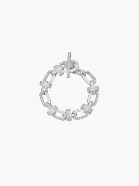 SAINT LAURENT deco chain bracelet in metal