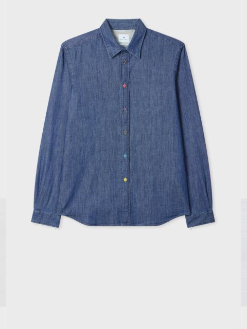 Paul Smith Tailored-Fit Indigo Denim Shirt