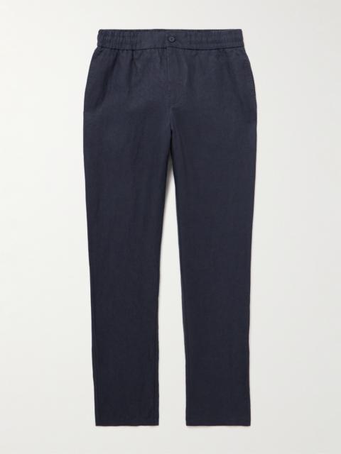 ORLEBAR BROWN Cornell Slim-Fit Straight-Leg Washed Linen Trousers