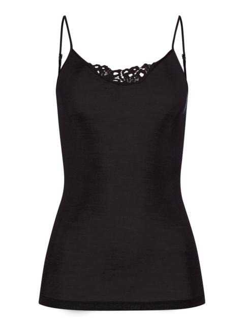 HANRO Woolen Silk W Wool and Silk Embroidered Camisole
