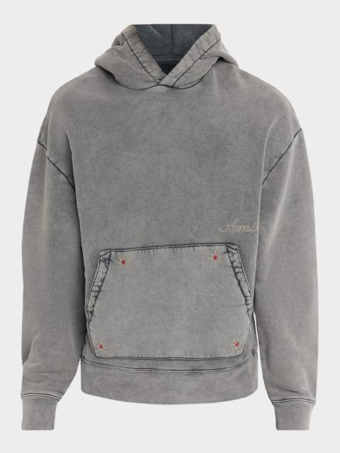 AMIRI Men & apos;s Studded Cotton Hoodie