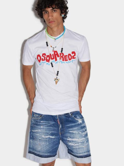 DSQUARED2 D2 BELLO BELLO COOL T-SHIRT | REVERSIBLE