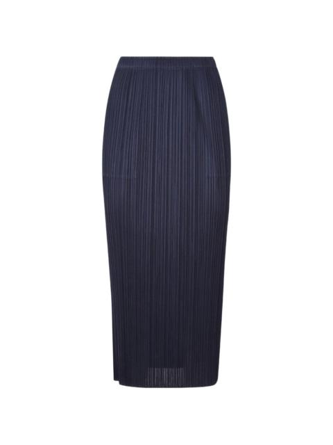 Pleats Please Issey Miyake pleated midi skirt