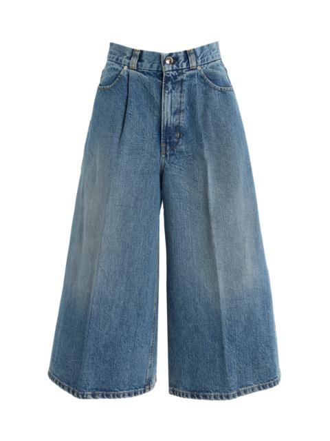 RÙADH Exclusive The Raasey Rigid High-Rise Gaucho Jeans blue