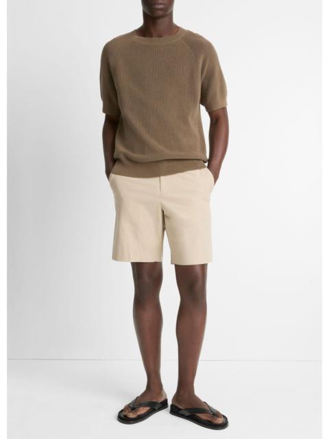 Vince Italian Cotton Extended-Tab Short