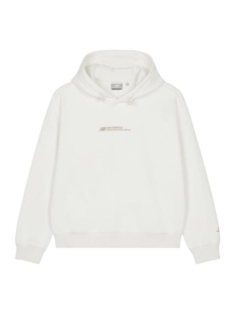 (WMNS) New Balance Lifestyle Casual Hoodie 'White' 5CD37302-IV