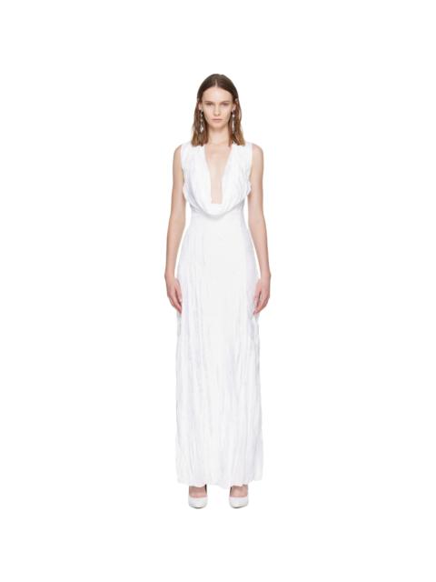 Maison Margiela White Bianchetto Maxi Dress