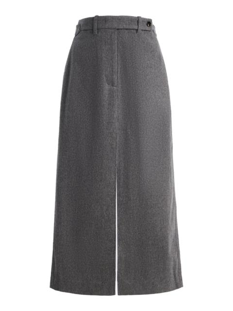 CO Tailored Wool Cashmere Pencil Skirt