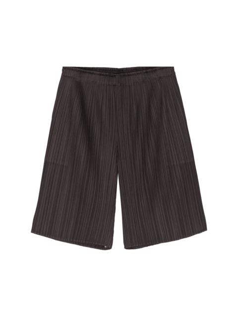 Pleats Please Issey Miyake April plissÃ© shorts