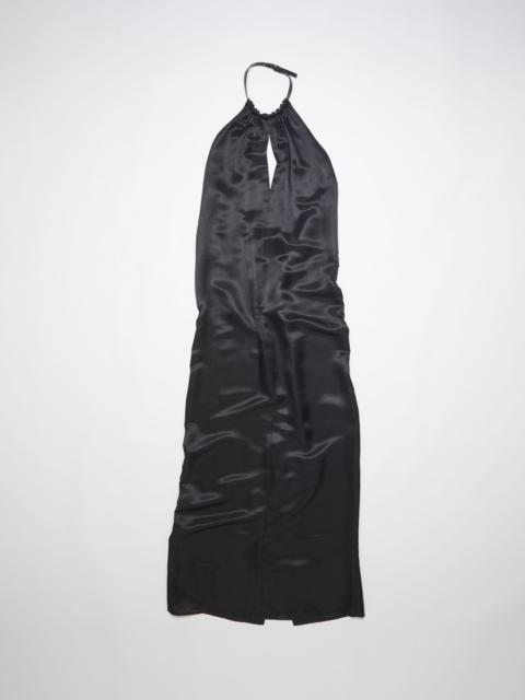 Satin dress - Black