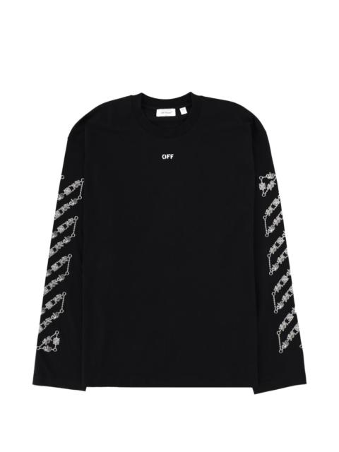 Off-White long-sleeve graphic T-shirt