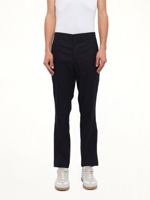 Lanvin Flare And Zipped Pant in Black