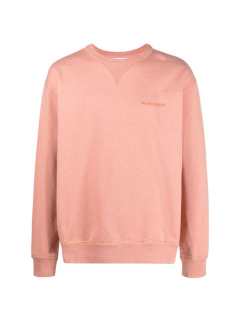 logo-embroidered sweatshirt