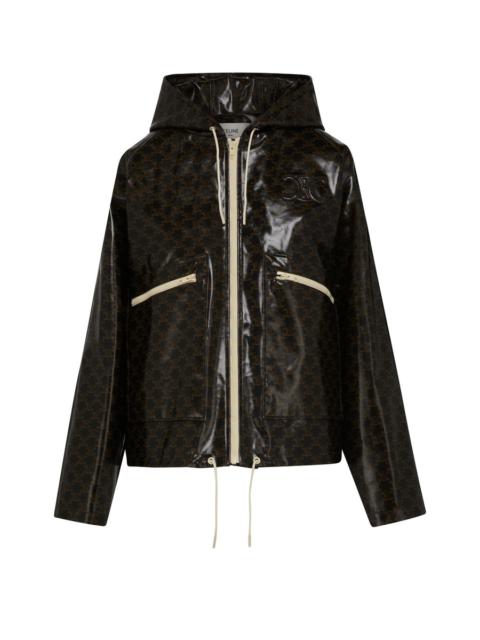 Rain jacket in coated cotton