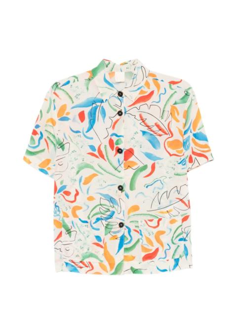 Aspesi abstract-print shirt