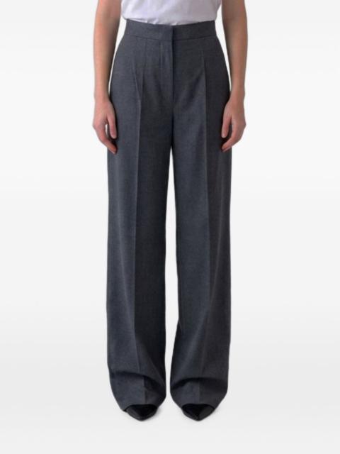 Max Mara pleated wool palazzo pants