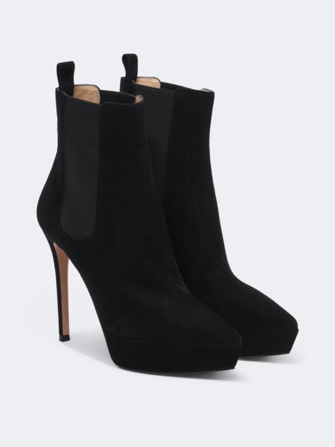 Gianvito Rossi Suede platform ankle boots