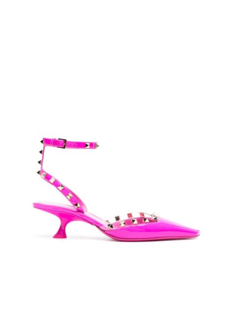 Rockstud Couture 50mm leather pumps