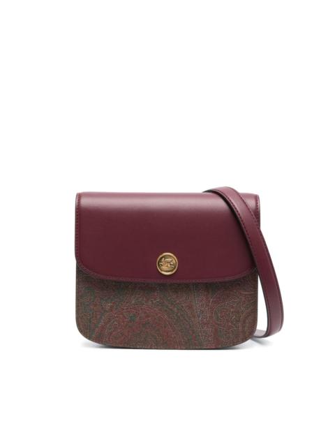 Etro paisley-print leather crossbody bag