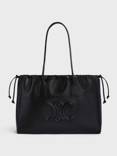 CELINE cabas drawstring cuir triomphe in Smooth Calfskin