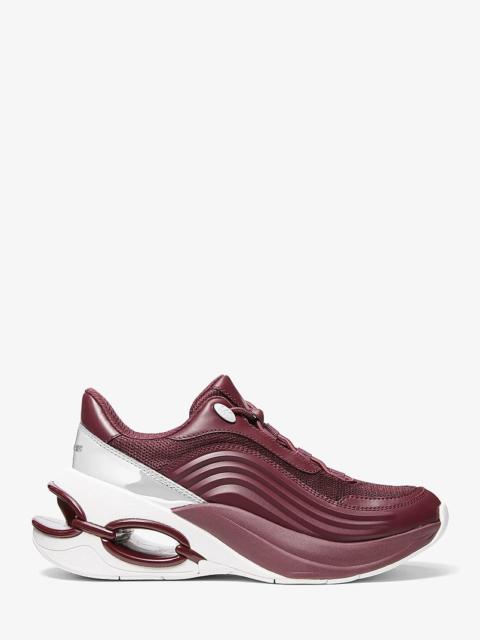 MICHAEL KORS Toni Mixed-Media Trainer