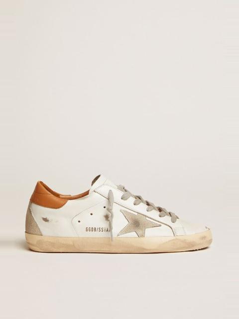 Men’s Super-Star sneakers with suede star and brown heel tab