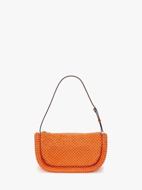 JW Anderson BUMPER-15 LEATHER SHOULDER BAG WITH CRYSTAL