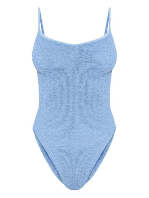 Hunza G Pamela crinkle-texture swimsuit