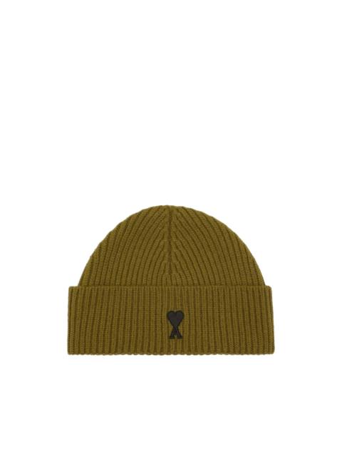 AMI Paris Ami De Coeur wool beanie