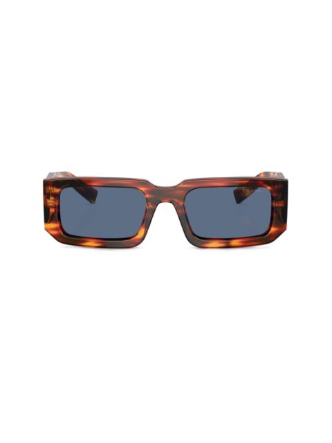 Prada tortoiseshell-effect rectangle-frame sunglasses