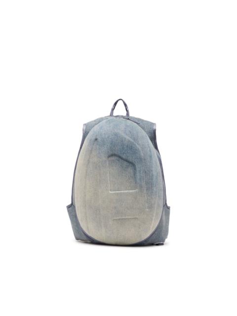 Diesel hard-shell denim backpack