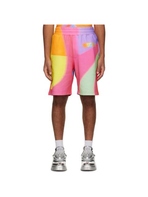 Moschino Multicolor Printed Shorts