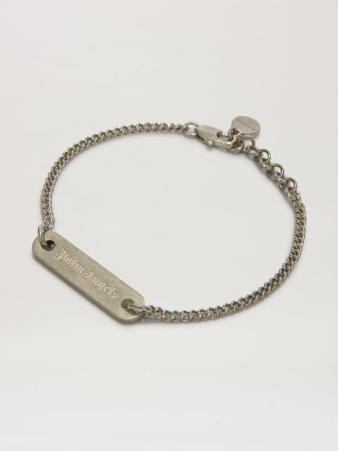 Palm Angels Logo Plate Bracelet