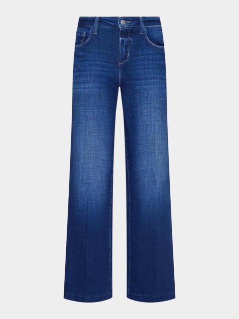 L'AGENCE Scottie High-Rise Wide-Leg Jeans