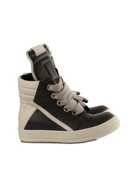 Rick Owens DRKSHDW leather high-top sneakers