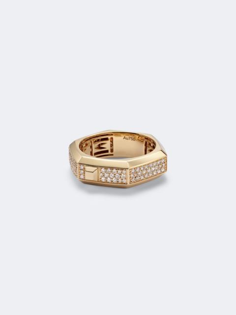 MESSIKA Moderniste 18kt gold ring with diamonds